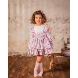 Babine AW24 Girls Pink Gingerbread Dress 2512822