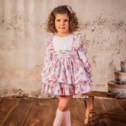 Babine AW24 Girls Pink Gingerbread Dress 2512822
