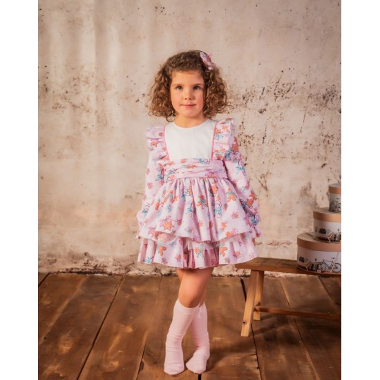 Babine AW24 Girls Pink Gingerbread Dress 2512822