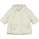 Emile et Rose AW25 Ivory Deep pile fleece Jacket with 3D Teddy and Hood 9320IV