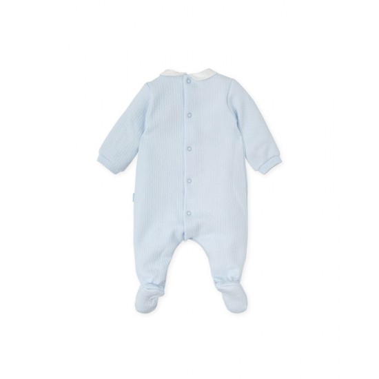 Tutto Piccolo Boys Sky Blue Babygrow 8083
