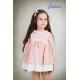 Babine AW25 Girls Peach and Cream dress 2612814