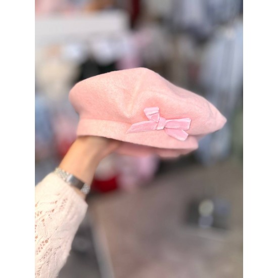 Babine AW25 Girls Peach Beret 2612938 Babine AW25 Girls Peach Beret 2612938
