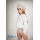 Babine AW25 Girls Peach and Cream Blouse, Shorts, Waistcoat Set 2612511/2612504/2612108