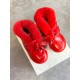Beau Kid Girls Red Leather Boots Beau Kid Girls Red Leather Boots