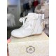 Beau Kid Girls White Leather Boots
