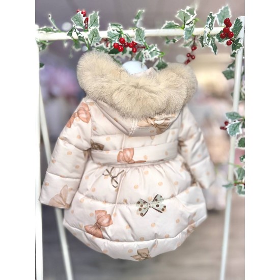 Bimbalò AW25 Girls Beige Coat 7932