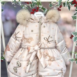 Bimbalò AW25 Girls Beige Coat 7932
