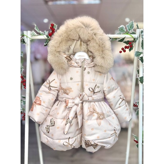Bimbalò AW25 Girls Beige Coat 7932