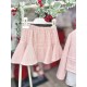 Bimbalò AW25 Girls Pink 3 Pc Set: Jacket, Shirt, skirt 7857