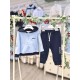 Bimbalò AW25 Boys Blue/navy Hooded Sweatshirt and Trousers set 7914-7915