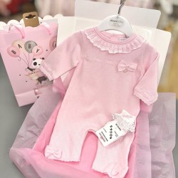Blues Baby  Pink Knitted Romper BB2145