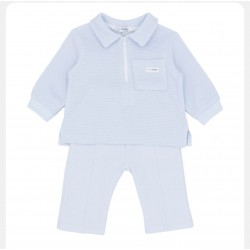 Blue Baby AW25 2211 Boys Blue Hooded Jog Set