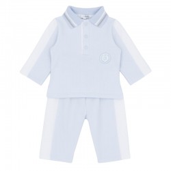 Blue Baby AW25 2250 Boys Polo and Trouser Set Blue Baby AW25 2250 Boys Polo and Trouser Set