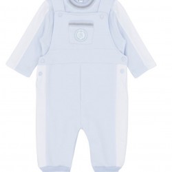 Blue Baby AW25 2245 Boys Blue Dungaree Set 