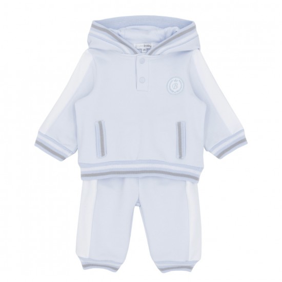 Blue Baby AW25 2235 Boys Blue Hooded Jogger Set