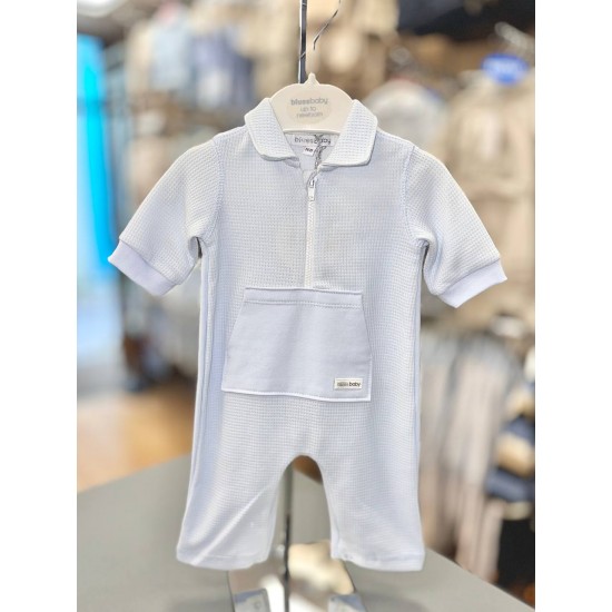 Blue Baby AW25 2210 Boys Blue Romper