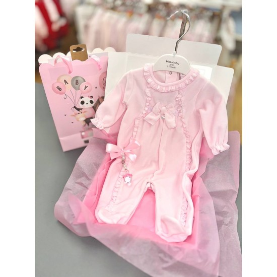 Blues Baby Girls Baby Pink All in One BB1436 Blues Baby Girls Baby Pink All in One BB1436