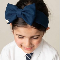 Caramelo Kids Girls Navy Hairband 349794 Caramelo Kids Girls Navy Hairband 349794
