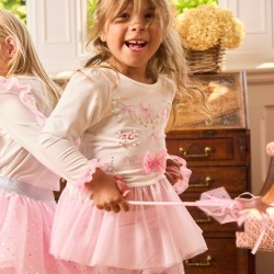 Caramelo Kids AW25 Girls Pink Pretty in Print Legging set 3498104