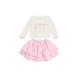 Caramelo Kids AW25 Girls Pink Pretty in Print skirt set 3453105
