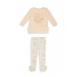 Caramelo Kids AW25 Girls Mink Jewellery Box Legging set 3498116 Caramelo Kids AW25 Girls Mink Jewellery Box Legging set 3498116