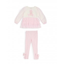 Caramelo Kids AW25 Girls Pink Snow Globe Legging set 3498100 Caramelo Kids AW25 Girls Pink Snow Globe Legging set 3498100