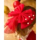 Caramelo Kids AW25 Girls Red Pearl Hair Bow with Alligator clip 349757 Caramelo Kids AW25 Girls Red Pearl Hair Bow with Alligator clip 349757