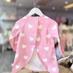 Pink with White Hearts Coveralls