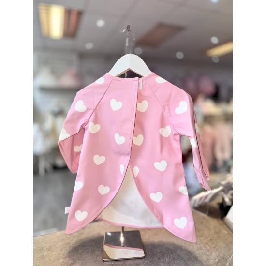 Pink with White Hearts Coveralls