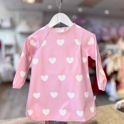 Pink with White Hearts Coveralls