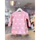 Pink with White Hearts Coveralls
