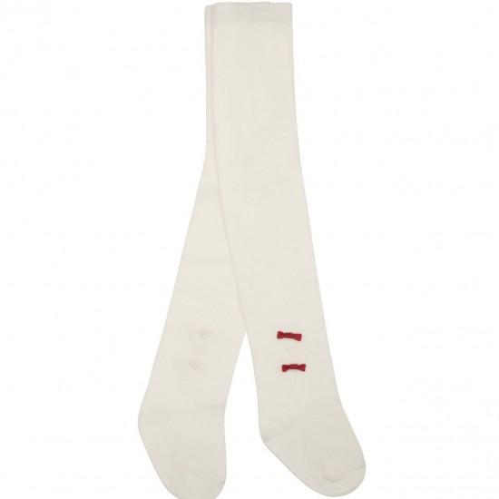 Emile et Rose AW25 Girls Red Knitted Dress with tartan collar, pretty hems and Tights 8475RD Emile et Rose AW25 Girls Red Knitted Dress with tartan collar, pretty hems and Tights 8475RD