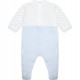 Emile et Rose AW25 Pale Blue All in One with knit top and teddy applique 2634PB Emile et Rose AW25 Pale Blue All in One with knit top and teddy applique 2634PB