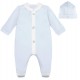 Emile et Rose AW25 Pale Blue Interlock All in One with Toy emb white placket and Hat 2617PB Emile et Rose AW25 Pale Blue Interlock All in One with Toy emb white placket and Hat 2617PB