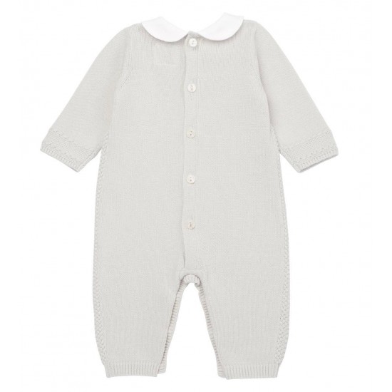 Emile et Rose AW25 Knitted All in One with textured knit, collar and hat 2592ST Emile et Rose AW25 Knitted All in One with textured knit, collar and hat 2592ST