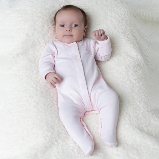 Emile et Rose AW25 Pink Baby Girls Gift Set with All in One, Body vest and Toy 4234PP Emile et Rose AW25 Pink Baby Girls Gift Set with All in One, Body vest and Toy 4234PP