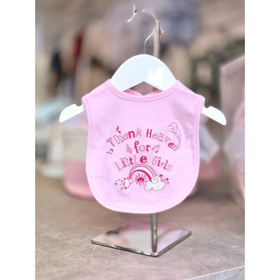 Pink Cotton Bib