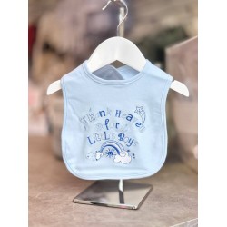 Blue Cotton Bib Blue Cotton Bib
