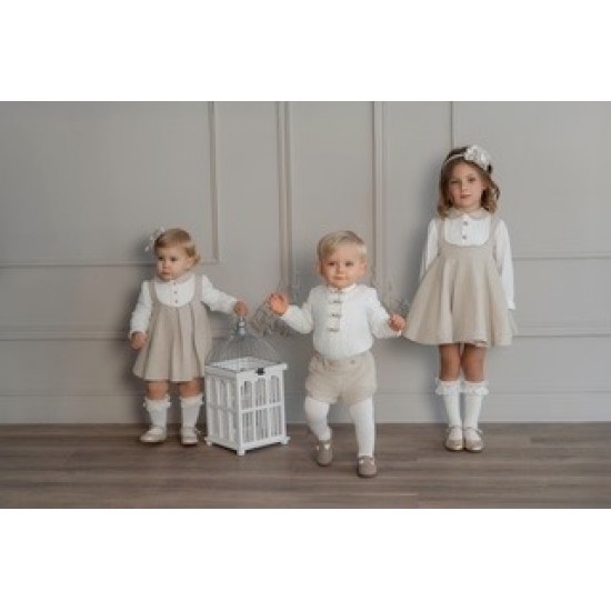 Miranda AW25 -0122-V Cream Dress 