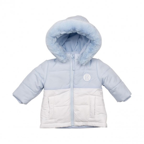 Mintini AW25 Boys Blue/White Coat MB6509