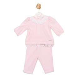 Mintini AW25 Girls Pink Tunic and Legging Set MB6754 Mintini AW25 Girls Pink Tunic and Legging Set MB6754