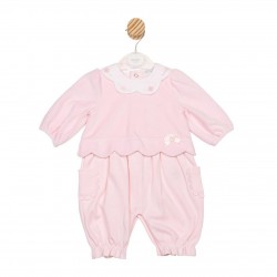 Mintini AW25 Girls Pink Romper MB6689