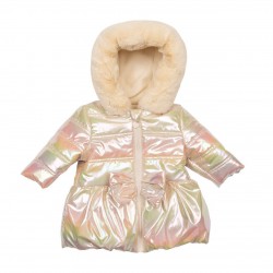 Mintini AW25 Girls Gold Coat MB6538