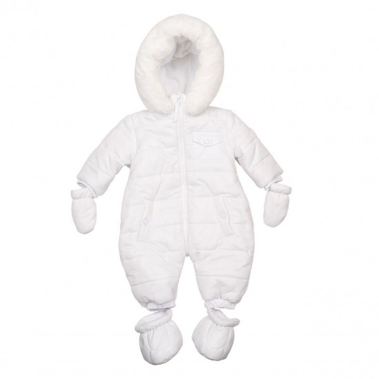 Mintini AW25 White Snowsuit MB6506