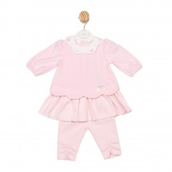 Mintini AW25 Girls Pink Tunic and Legging Set MB6692 Mintini AW25 Girls Pink Tunic and Legging Set MB6692