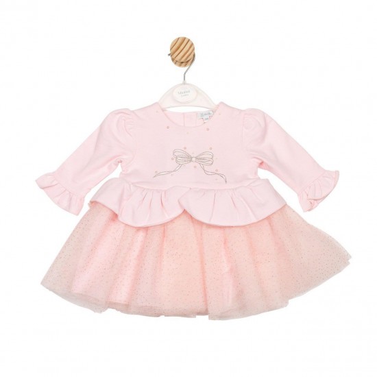 Mintini AW25 GIrls Pink dress MB6800 Mintini AW25 GIrls Pink dress MB6800