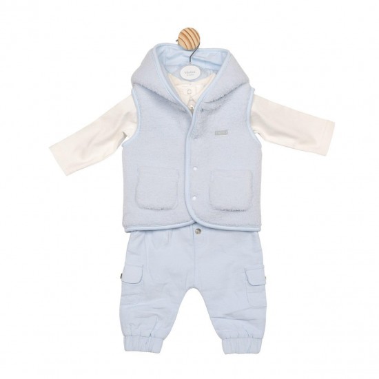 Mintini AW25 Boys Blue/Ivory 3PC Set MB6616