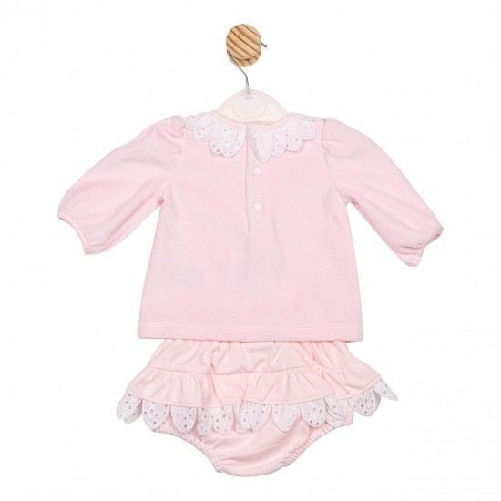 Mintini AW25 GIrls Pink Top and Jam Pant Set MB6751 Mintini AW25 GIrls Pink Top and Jam Pant Set MB6751