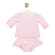 Mintini AW25 GIrls Pink Top and Jam Pant Set MB6751 Mintini AW25 GIrls Pink Top and Jam Pant Set MB6751
